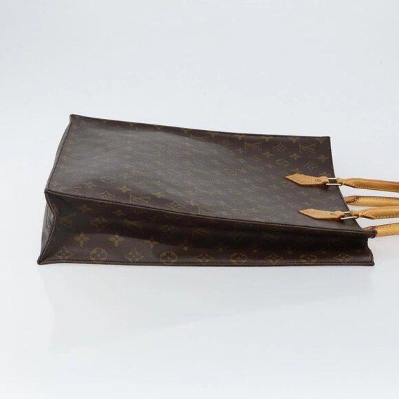 LOUIS VUITTON Monogram Sac Plat Hand Bag M51140 LV Auth 142770 - Picture 6 of 16